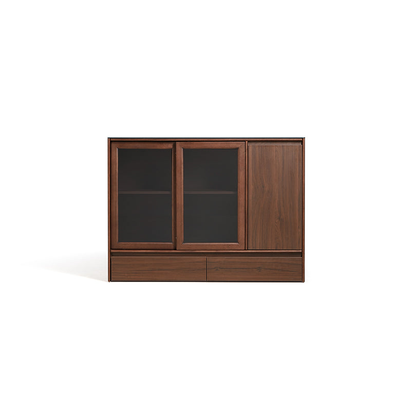 Cheryl 1.2m/1.5m/1.8m Dining Cabinet/Storage Cabinet/Sideboard Walnut Color