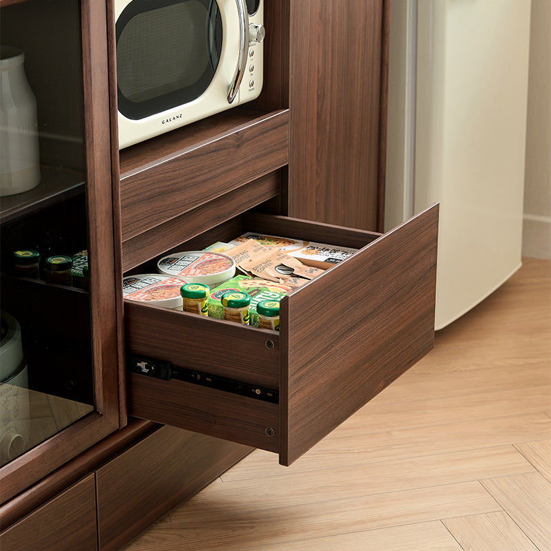 Cheryl 1.2m/1.5m/1.8m Dining Cabinet/Storage Cabinet/Sideboard Walnut Color
