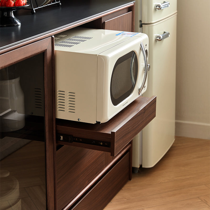 Cheryl 1.2m/1.5m/1.8m Dining Cabinet/Storage Cabinet/Sideboard Walnut Color