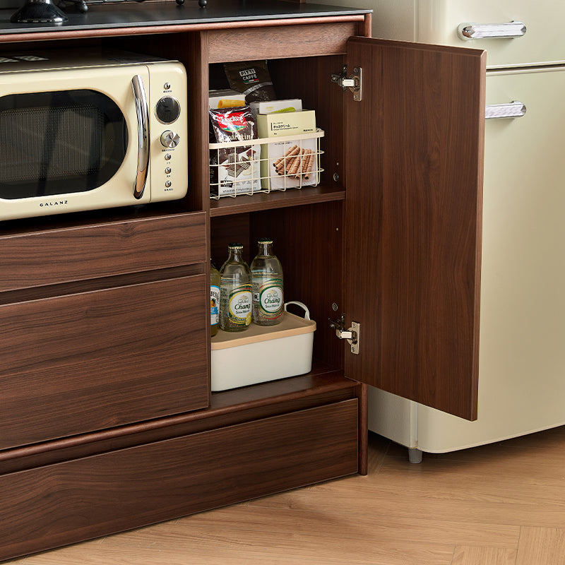 Cheryl 1.2m/1.5m/1.8m Dining Cabinet/Storage Cabinet/Sideboard Walnut Color