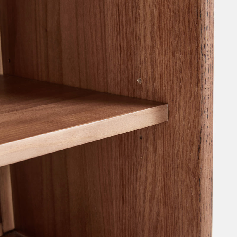 Christina 0.7m/0.9m FAS-Graded Solid American Oak Wood Multifunctional Sideboard Buffet/Coffee Station Display Cupboard