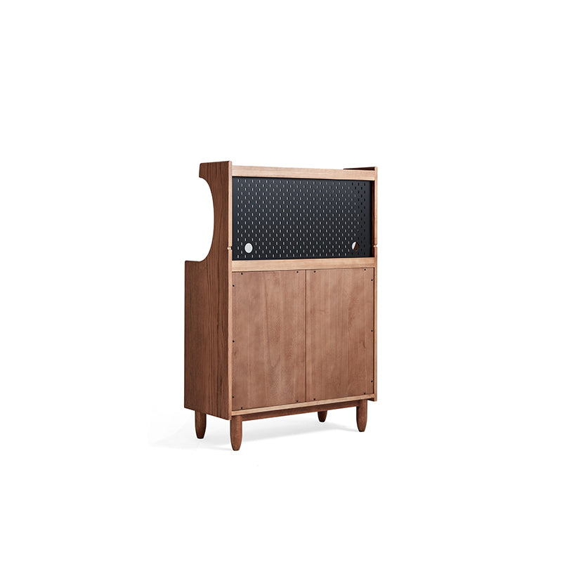 Christina 0.7m/0.9m FAS-Graded Solid American Oak Wood Multifunctional Sideboard Buffet/Coffee Station Display Cupboard