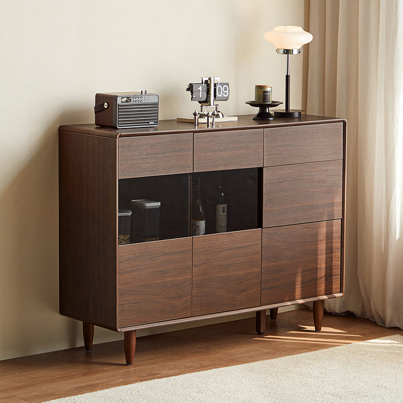 Christine 1.2m/1.5m/1.8m/2.0m Dining Cabinet/Storage Cabinet/Sideboard Walnut Color