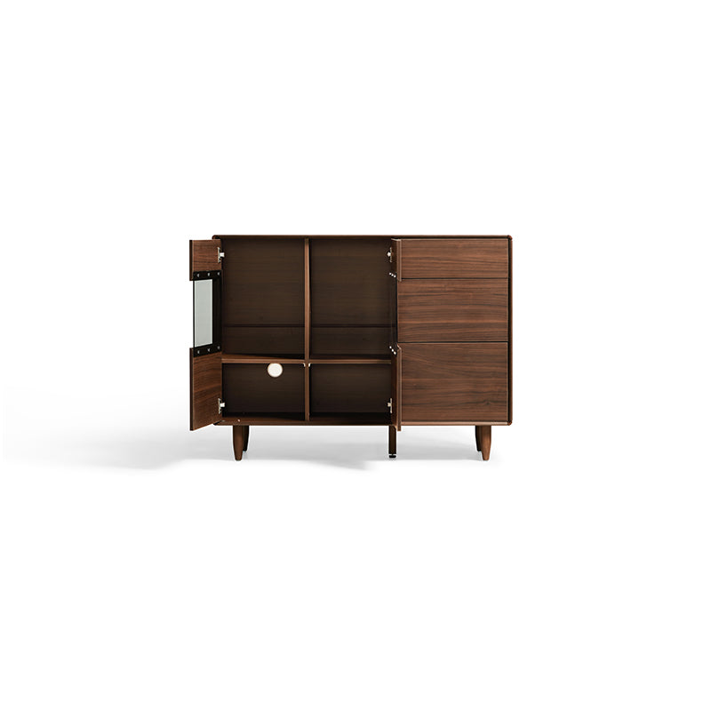 Christine 1.2m/1.5m/1.8m/2.0m Dining Cabinet/Storage Cabinet/Sideboard Walnut Color