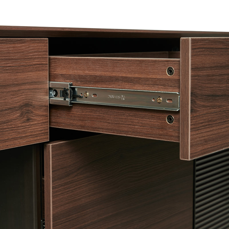 Christine 1.2m/1.5m/1.8m/2.0m Dining Cabinet/Storage Cabinet/Sideboard Walnut Color