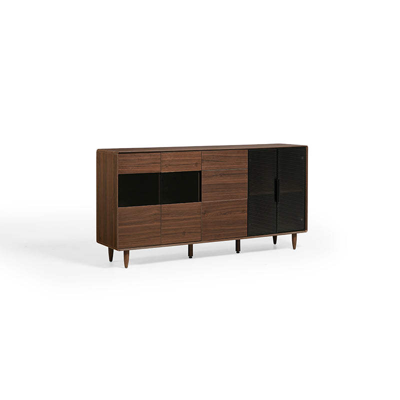 Christine 1.2m/1.5m/1.8m/2.0m Dining Cabinet/Storage Cabinet/Sideboard Walnut Color