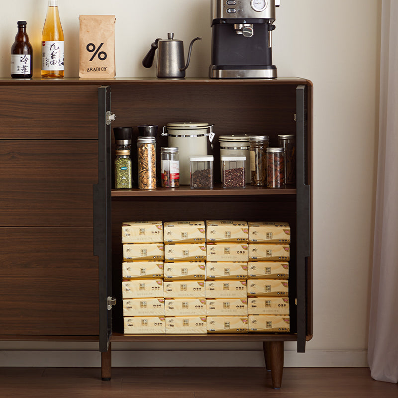 Christine 1.2m/1.5m/1.8m/2.0m Dining Cabinet/Storage Cabinet/Sideboard Walnut Color