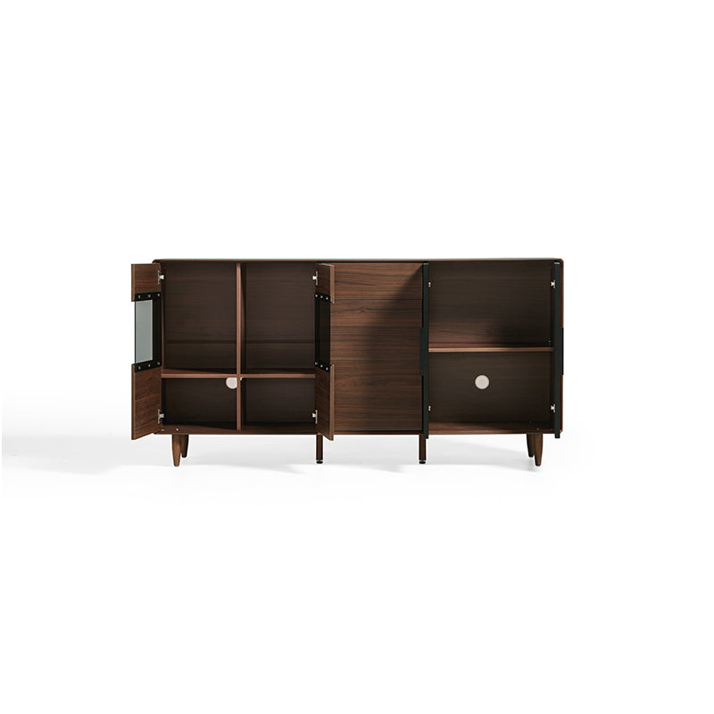 Christine 1.2m/1.5m/1.8m/2.0m Dining Cabinet/Storage Cabinet/Sideboard Walnut Color