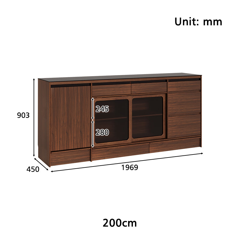 Christian 1.2m/1.5m/1.8m/2.0m Dining Cabinet/Storage Cabinet/Sideboard Multiple Color