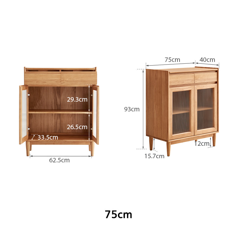 Lorelei 75cm Rubberwood Dining Cabinet/Storage Cabinet/Sideboard Multiple Color