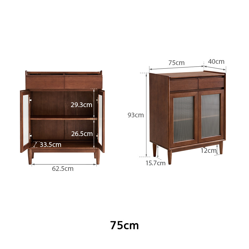 Lorelei 75cm Rubberwood Dining Cabinet/Storage Cabinet/Sideboard Multiple Color