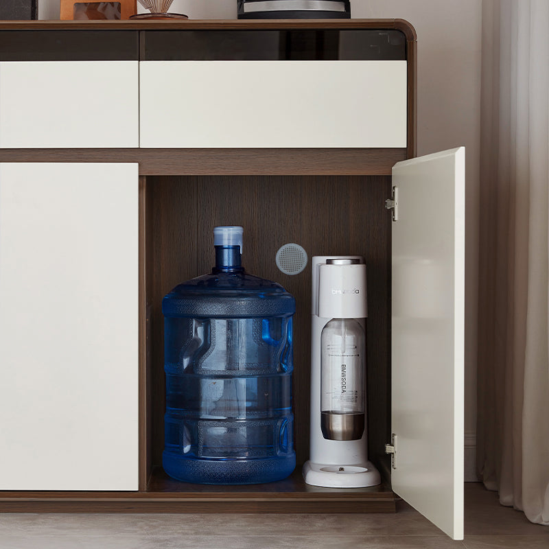 Valeria 80cm/120cm/150cm/180cm Multi-Drawer Fashionable Dining Cabinet/Storage Cabinet/Sideboard Grey & Walnut Color