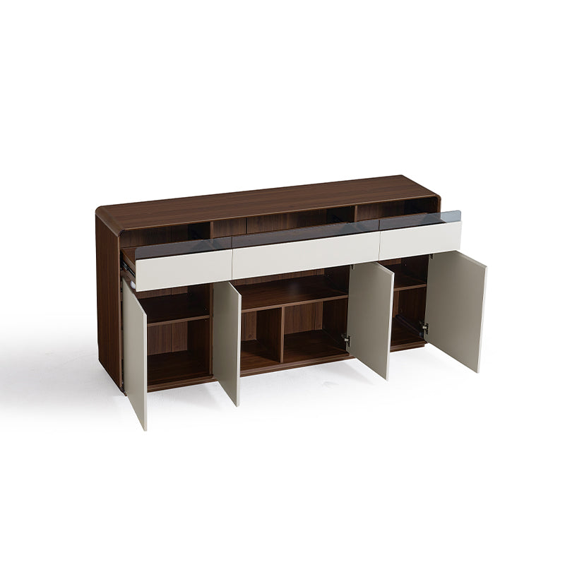 Valeria 80cm/120cm/150cm/180cm Multi-Drawer Fashionable Dining Cabinet/Storage Cabinet/Sideboard Grey & Walnut Color