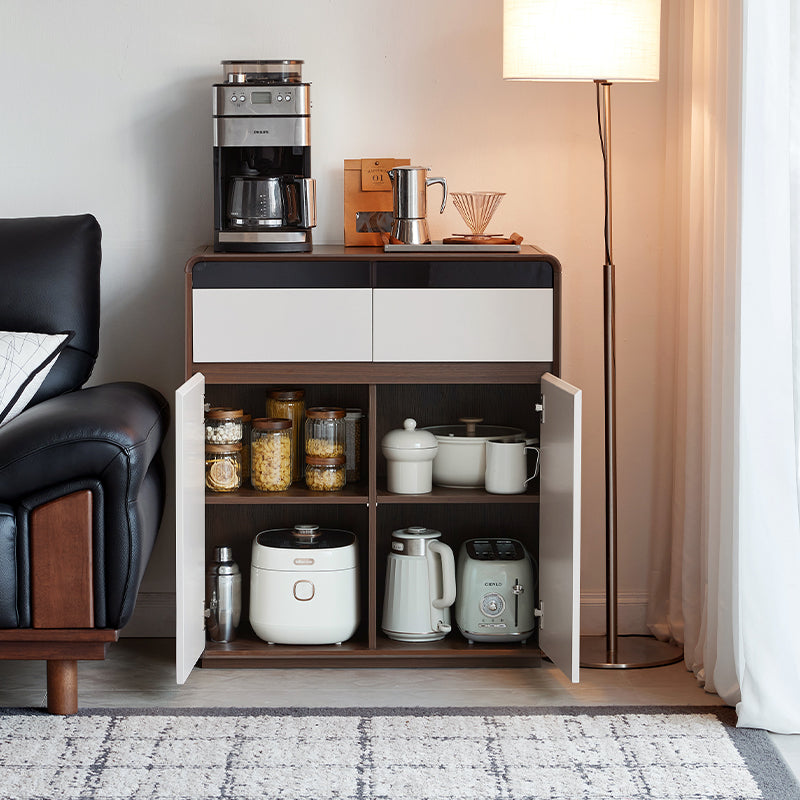 Valeria 80cm/120cm/150cm/180cm Multi-Drawer Fashionable Dining Cabinet/Storage Cabinet/Sideboard Grey & Walnut Color