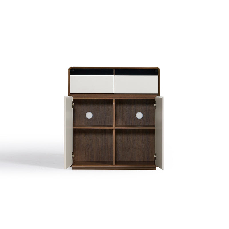 Valeria 80cm/120cm/150cm/180cm Multi-Drawer Fashionable Dining Cabinet/Storage Cabinet/Sideboard Grey & Walnut Color