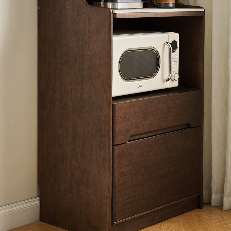 Vance 60cm/80cm Rubberwood Multifunctional Sideboard Buffet/Coffee Station Display Cupboard Multiple Color