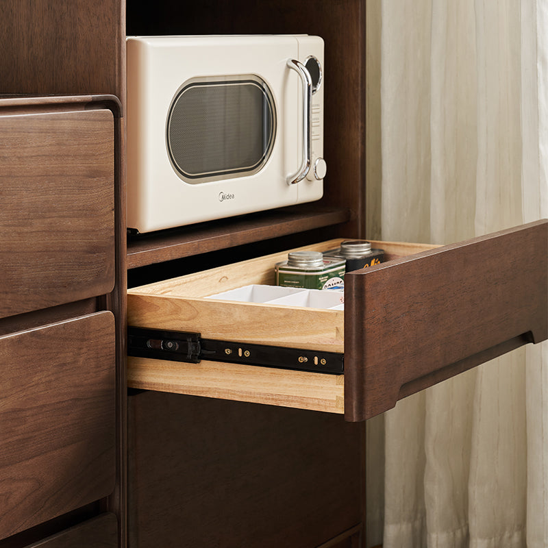 Vance 60cm/80cm Rubberwood Multifunctional Sideboard Buffet/Coffee Station Display Cupboard Multiple Color