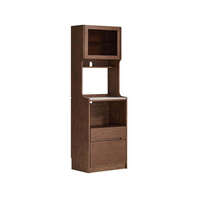 Vance 60cm/80cm Rubberwood Multifunctional Sideboard Buffet/Coffee Station Display Cupboard Multiple Color