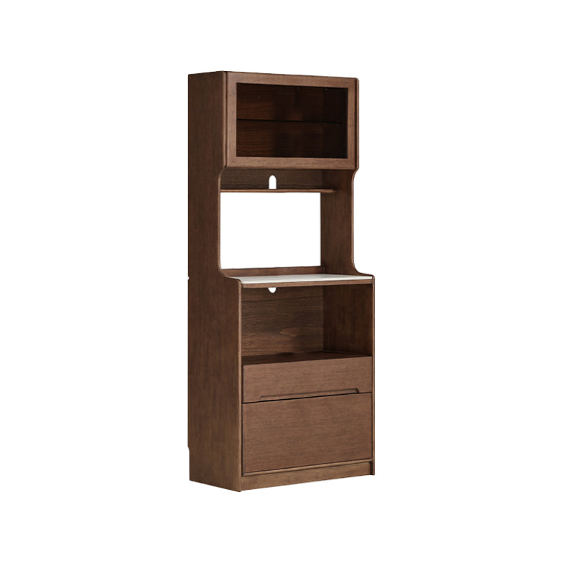 Vance 60cm/80cm Rubberwood Multifunctional Sideboard Buffet/Coffee Station Display Cupboard Multiple Color
