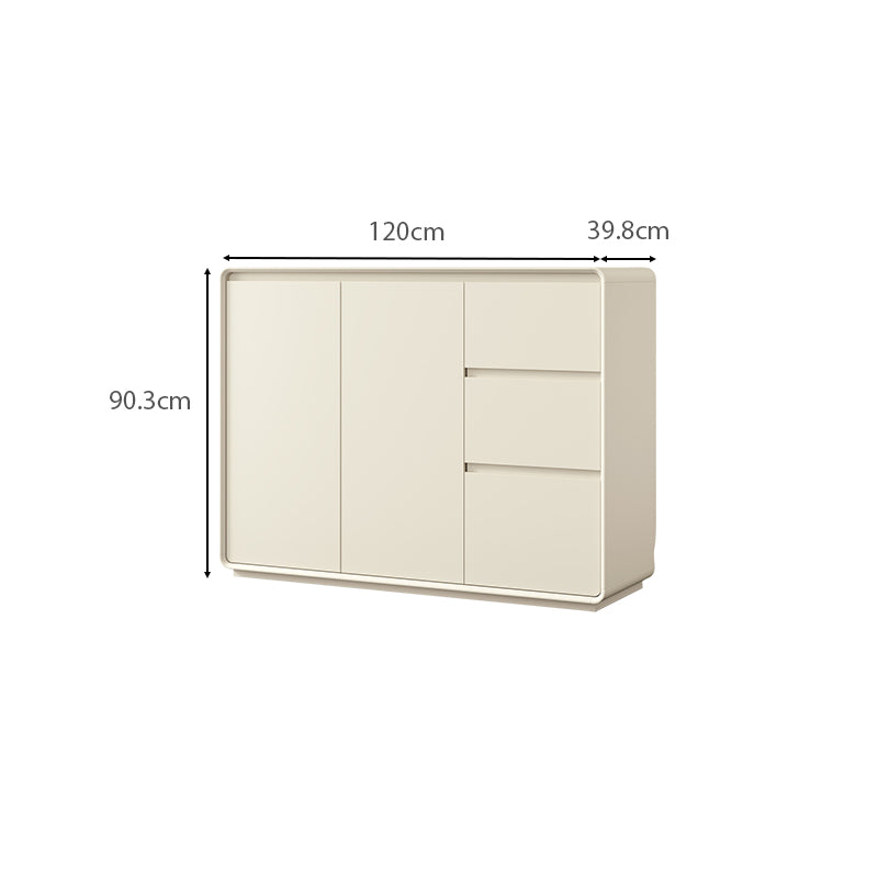 Jaime 120cm/150cm Multi-Drawer Fashionable Dining Cabinet/Storage Cabinet/Sideboard Walnut/White Color