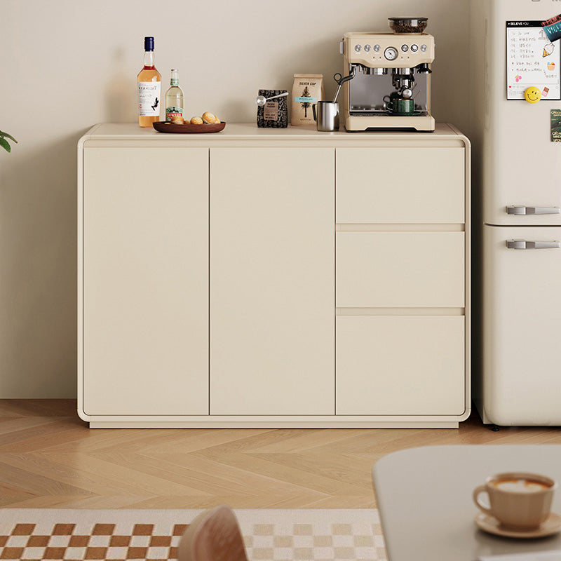 Jaime 120cm/150cm Multi-Drawer Fashionable Dining Cabinet/Storage Cabinet/Sideboard Walnut/White Color