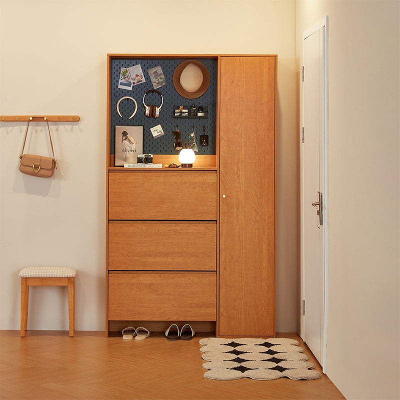 Juan Multifunctional Entryway Cabinet/Shoe Cabinet/Revolving Mirror Cabinet With Carbon Crystal Panel Multiple Model