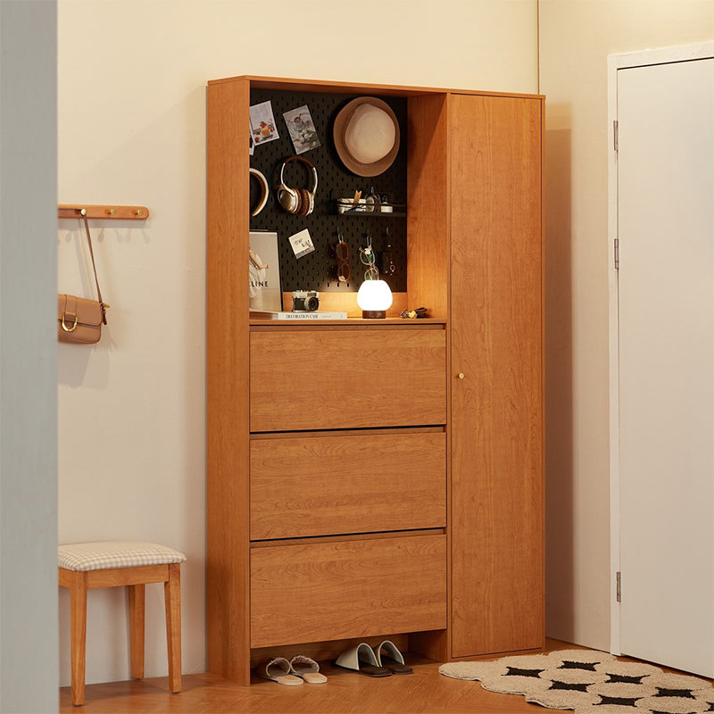 Juan Multifunctional Entryway Cabinet/Shoe Cabinet/Revolving Mirror Cabinet With Carbon Crystal Panel Multiple Model