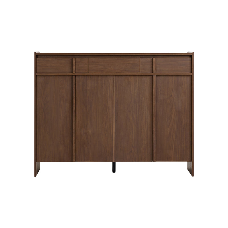 Alden 0.8m/1.0m/1.2m/1.4m Entryway Shoe Cabinet With Drawer Walnut