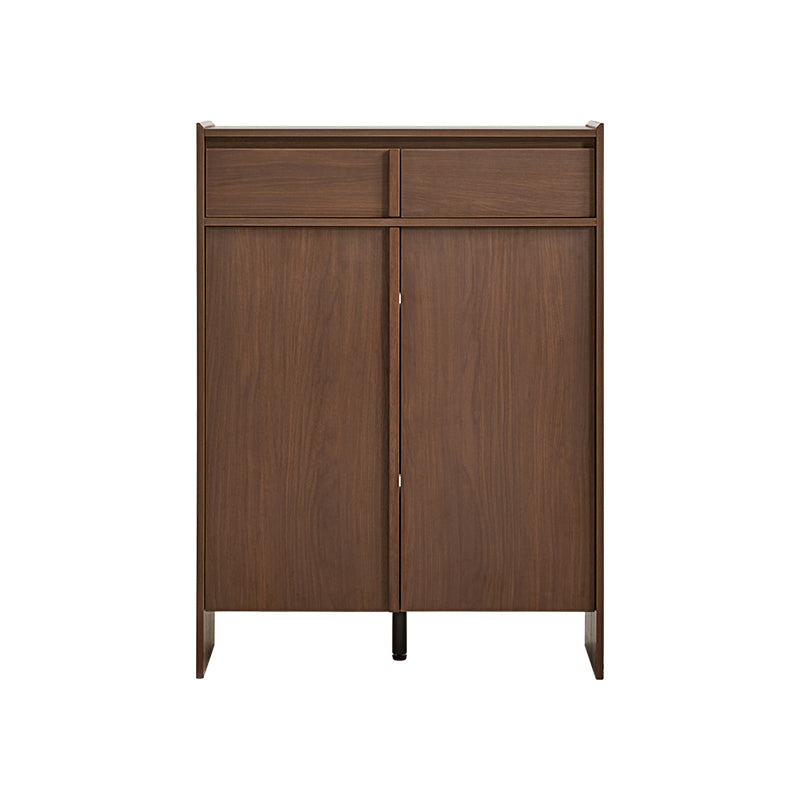 Alden 0.8m/1.0m/1.2m/1.4m Entryway Shoe Cabinet With Drawer Walnut