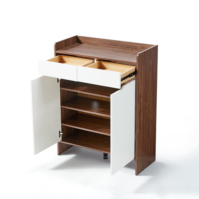 Alec 0.6m/0.8m Timber Shoe Cabinet with Drawers/Shoe Case