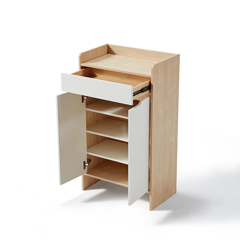 Alec 0.6m/0.8m Timber Shoe Cabinet with Drawers/Shoe Case