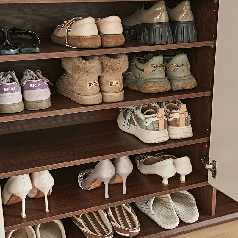 Ingrid 80cm/100cm/120cm/140cm Entryway Shoe Cabinet /Shoe Case For Home Multiple Color