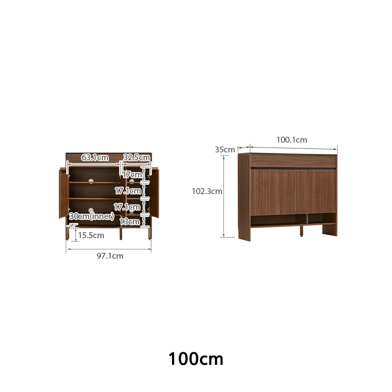 Kendra 100cm/120cm Entryway Shoe Cabinet with Drawers/Shoe Case For Home