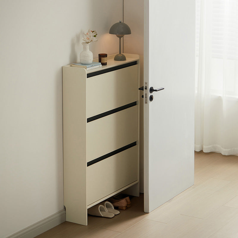 Oleander 60cm/80cm Ultra-Thin Flip-Down Shoe Cabinet/Space-Saving Entryway Storage Cabinet