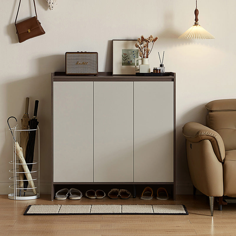 Rebel 80cm/100cm/120cm/140cm Entryway Shoe Cabinet/Shoe Case For Home Coffee & Grey Color