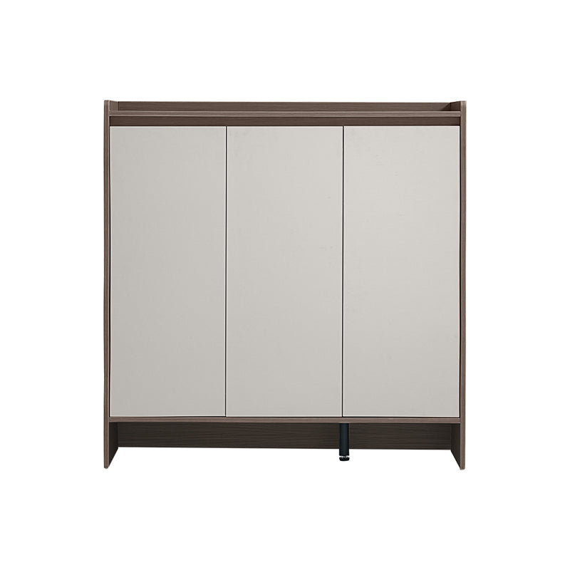 Rebel 80cm/100cm/120cm/140cm Entryway Shoe Cabinet/Shoe Case For Home Coffee & Grey Color