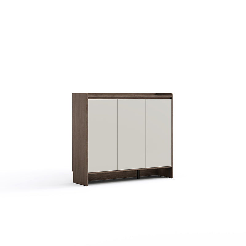 Rebel 80cm/100cm/120cm/140cm Entryway Shoe Cabinet/Shoe Case For Home Coffee & Grey Color