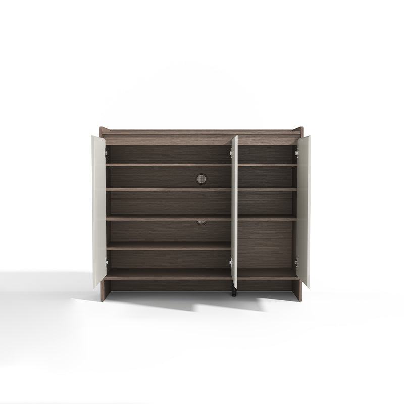 Rebel 80cm/100cm/120cm/140cm Entryway Shoe Cabinet/Shoe Case For Home Coffee & Grey Color