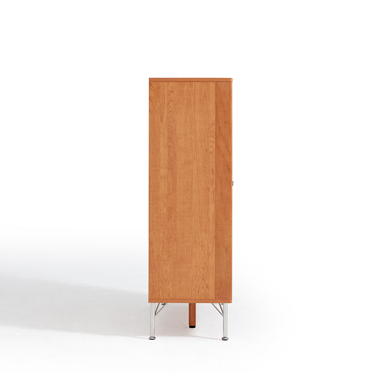 Ruben 102cm Entryway Cabinet/Shoe Cabinet Rattan Door Walnut Color For Home