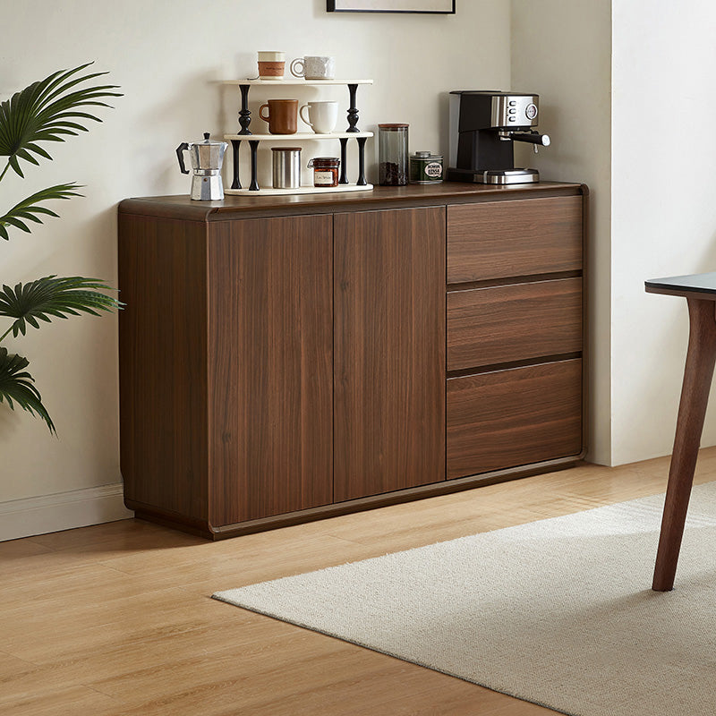 Jaime 120cm/150cm Multi-Drawer Fashionable Dining Cabinet/Storage Cabinet/Sideboard Walnut/White Color