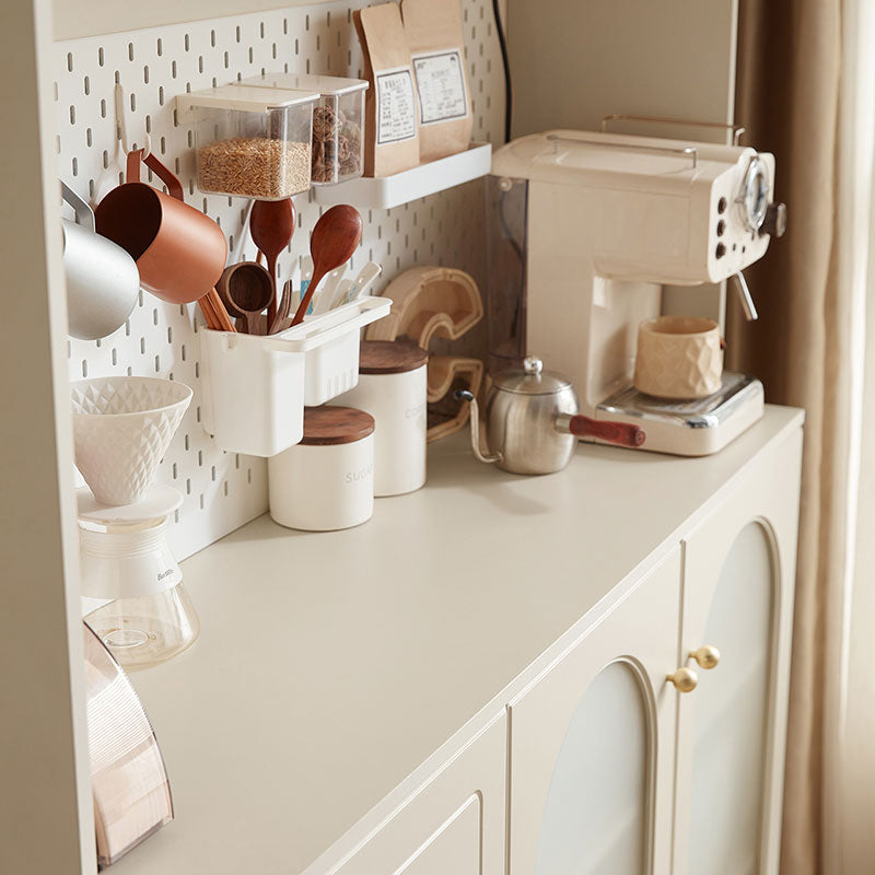 Howard 119cm Classic Design Multifunctional Sideboard Buffet/Coffee Station Display Cupboard White