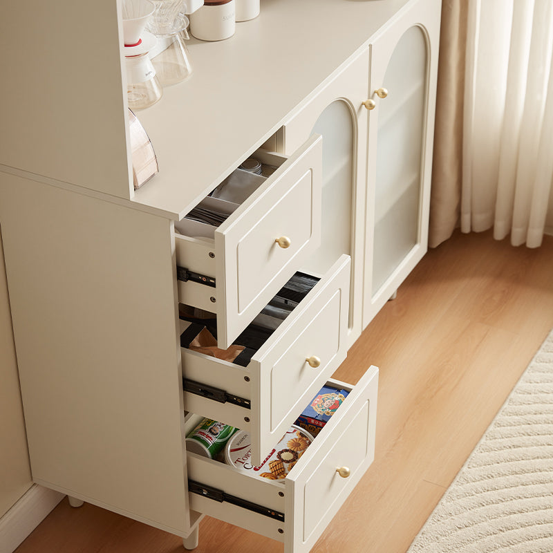 Howard 119cm Classic Design Multifunctional Sideboard Buffet/Coffee Station Display Cupboard White