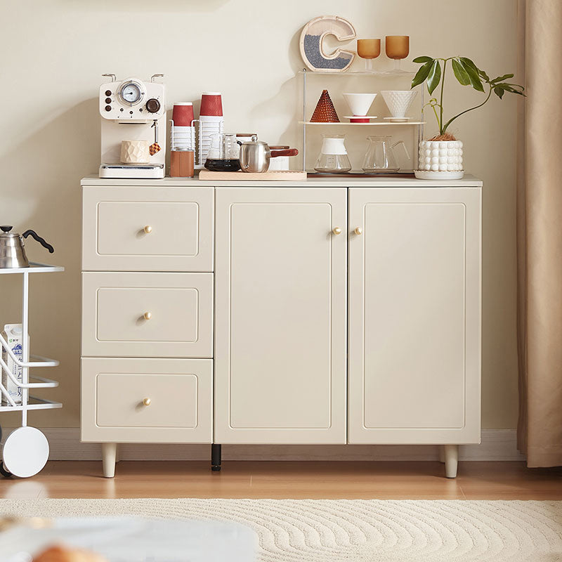Howard Cream White Sideboard/ Buffet Table with Wooden Legs Multiple Style
