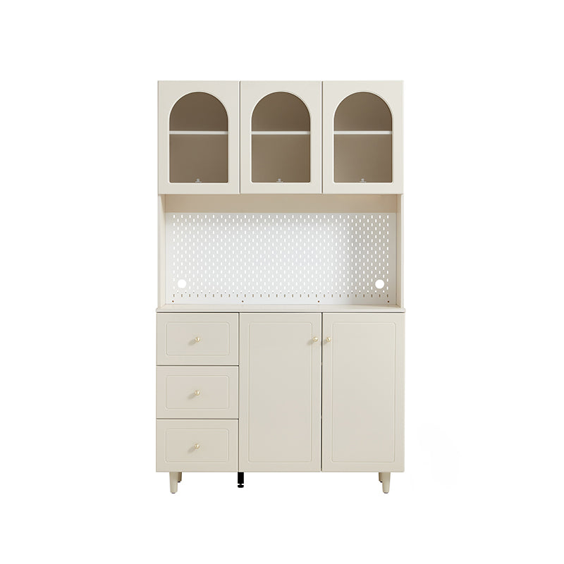 Howard 119cm Classic Design Multifunctional Sideboard Buffet/Coffee Station Display Cupboard White