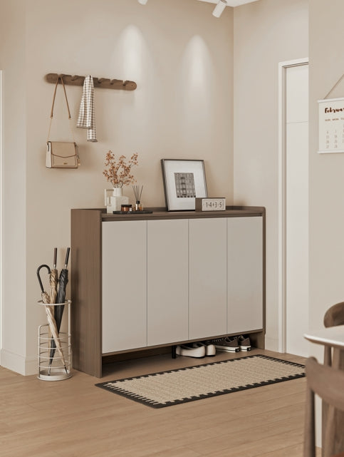 Modern Manufactured Wood Entryway Storage Shoe Cabinet with Drawers and Doors/Shoe Organizer