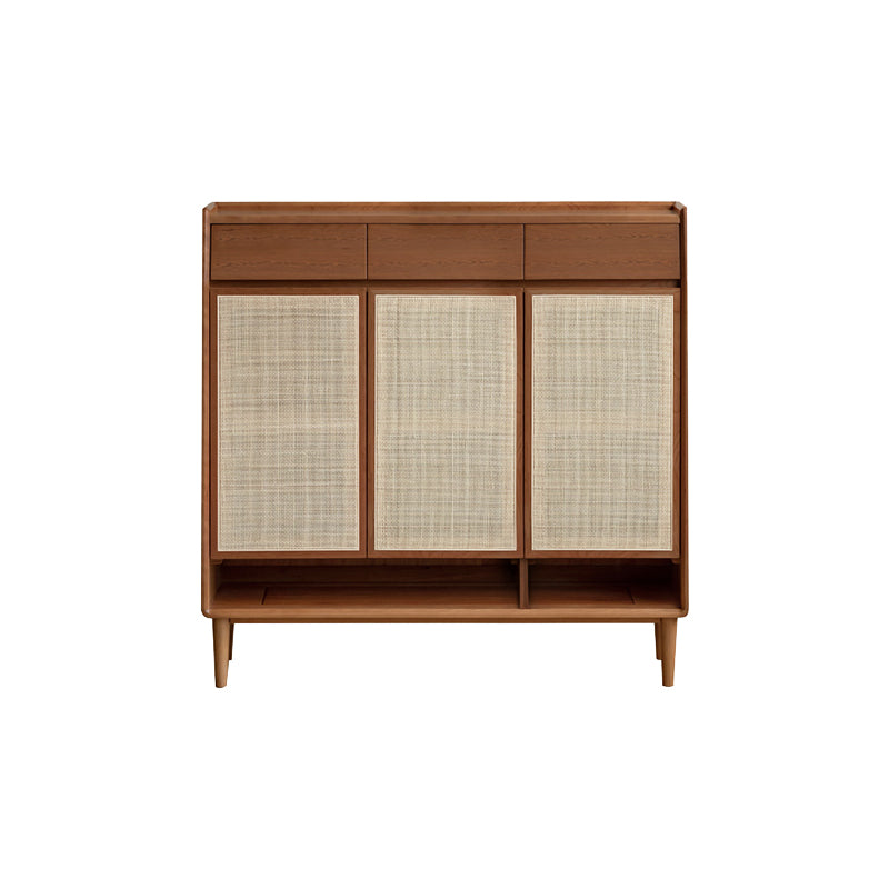 Pascal 82cm/115cm FAS-Graded Solid American Oak Wood Entryway Cabinet/Shoe Cabinet With Drawer Mutiple Color