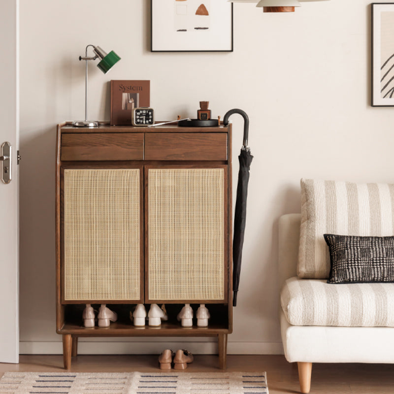Pascal 82cm/115cm FAS-Graded Solid American Oak Wood Entryway Cabinet/Shoe Cabinet With Drawer Mutiple Color