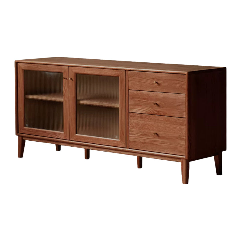 Peregrine 125cm/150cm/180cm FAS-Graded Solid American Oak Wood Dining Cabinet/Storage Cabinet/Sideboard With Ceramic Multiple Color