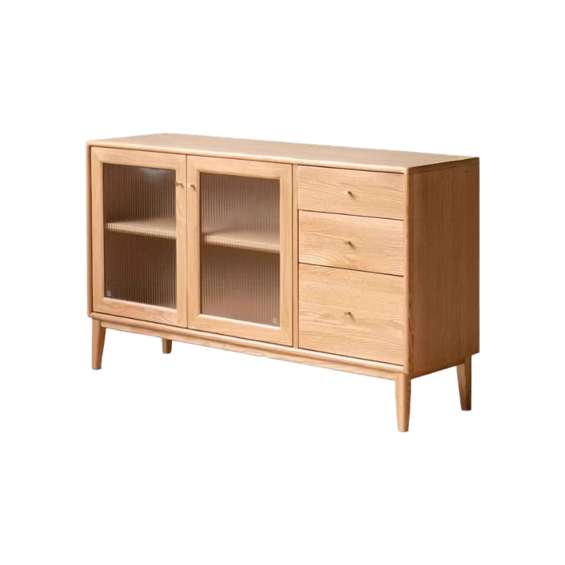 Peregrine 125cm/150cm/180cm FAS-Graded Solid American Oak Wood Dining Cabinet/Storage Cabinet/Sideboard With Ceramic Multiple Color