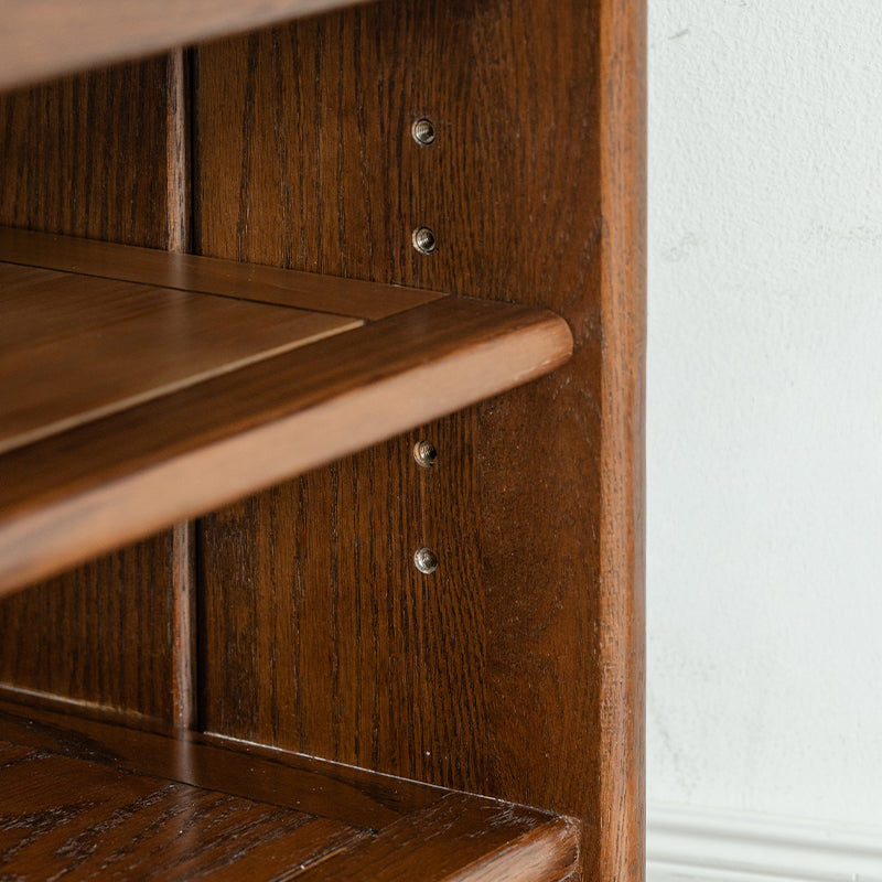 Willa 60cm/80cm FAS-Graded Solid American Oak Wood Entryway Shoe Cabinet/Shoe Changing Stool For Home Multiple Color